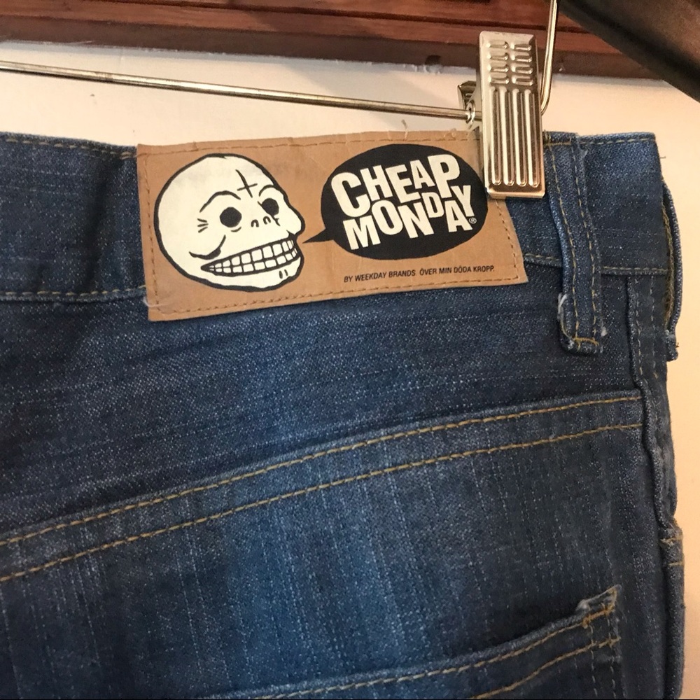 Bright Blue Jeans Straight Leg Men